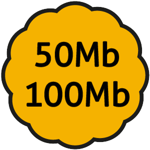 50-100mb